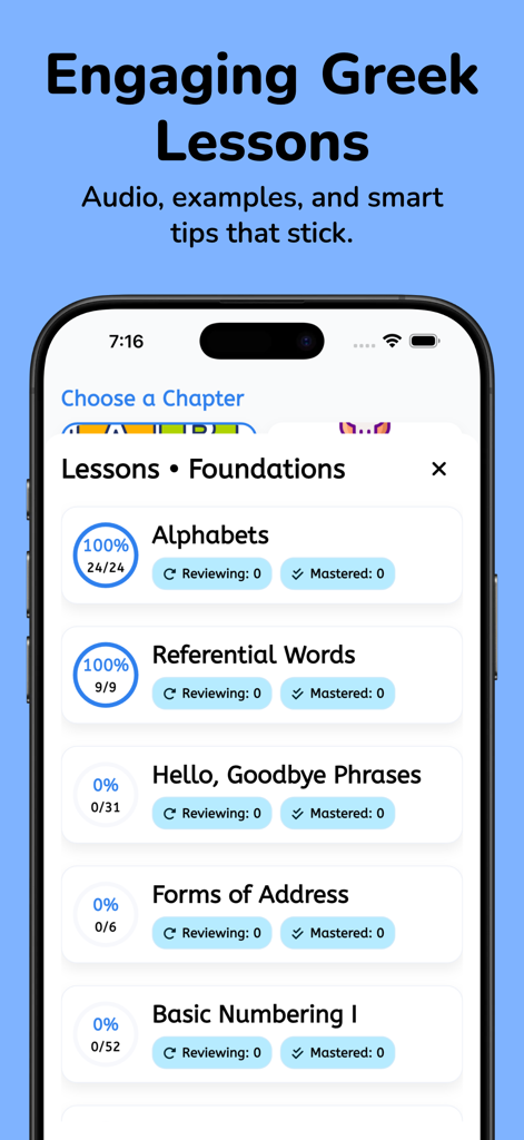 Learn Greek: For Beginners - Education App | MWM