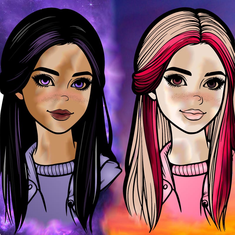 a realistic teenage girl beautiful