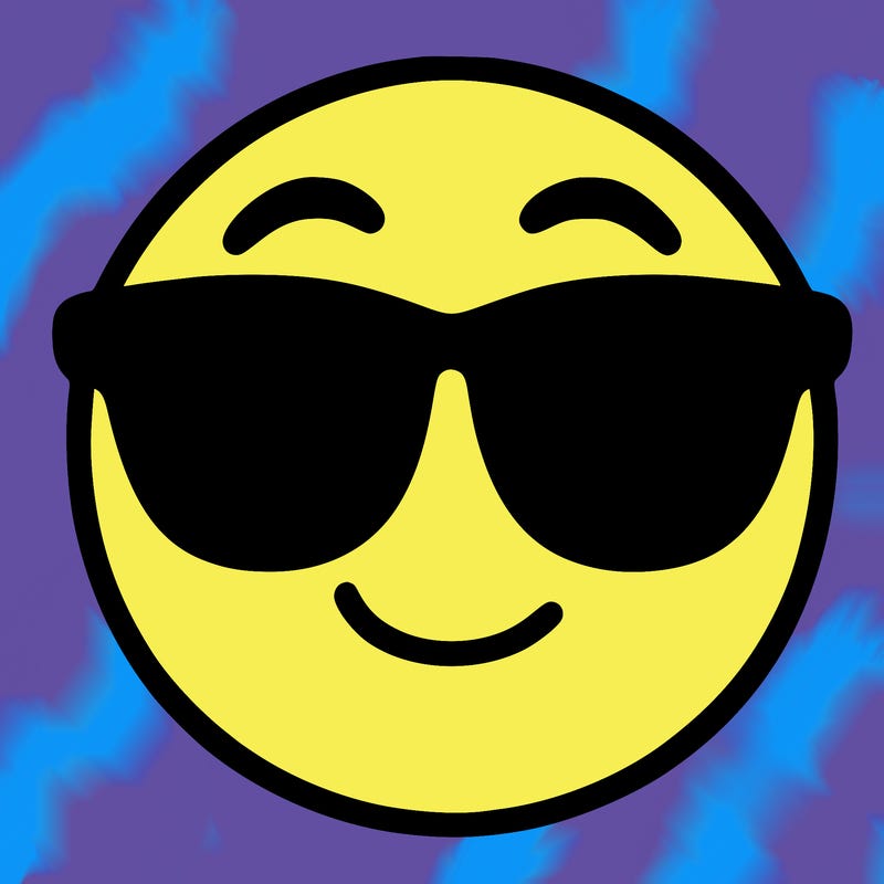 emoji with sunglasses