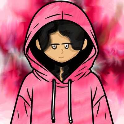 faceless girl in hoodie