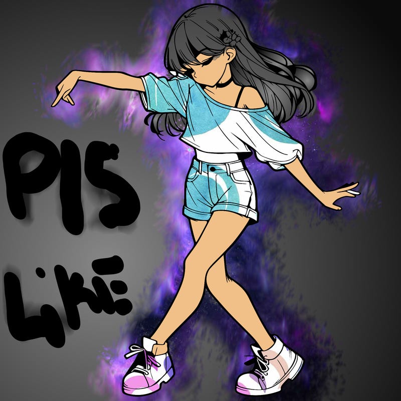 realistic girl danceing