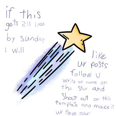 a shooting star in the sky