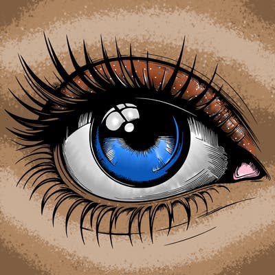 realistic eye