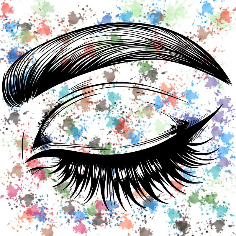 eye closed realistic