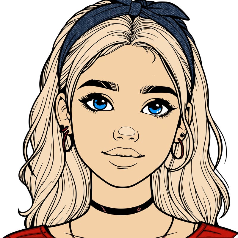 realistic teenage girl