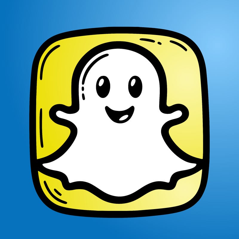 the original snap chat logo