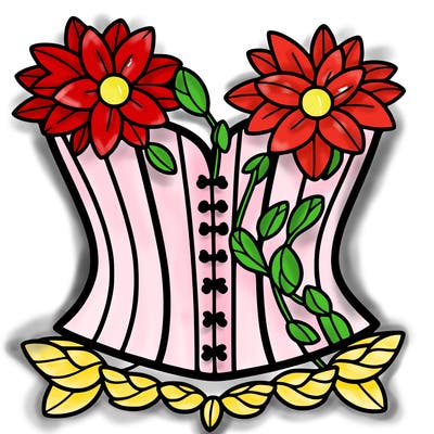 flower corset