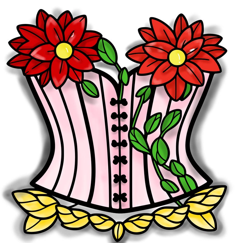 flower corset