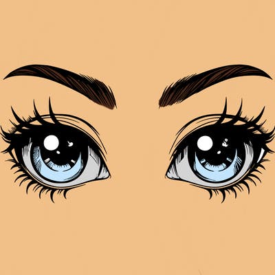 realistic eyes