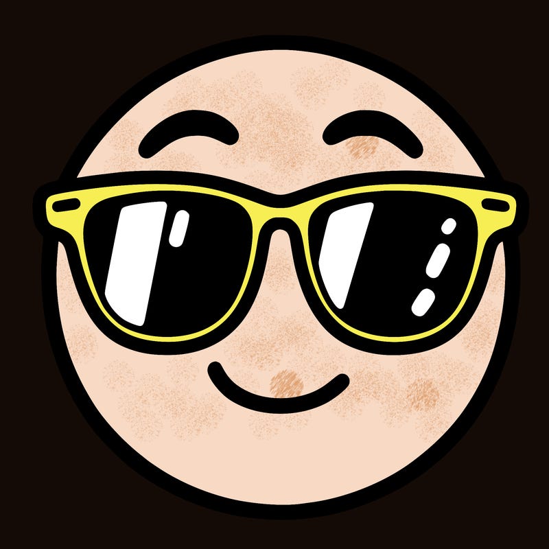 emoji with sunglasses