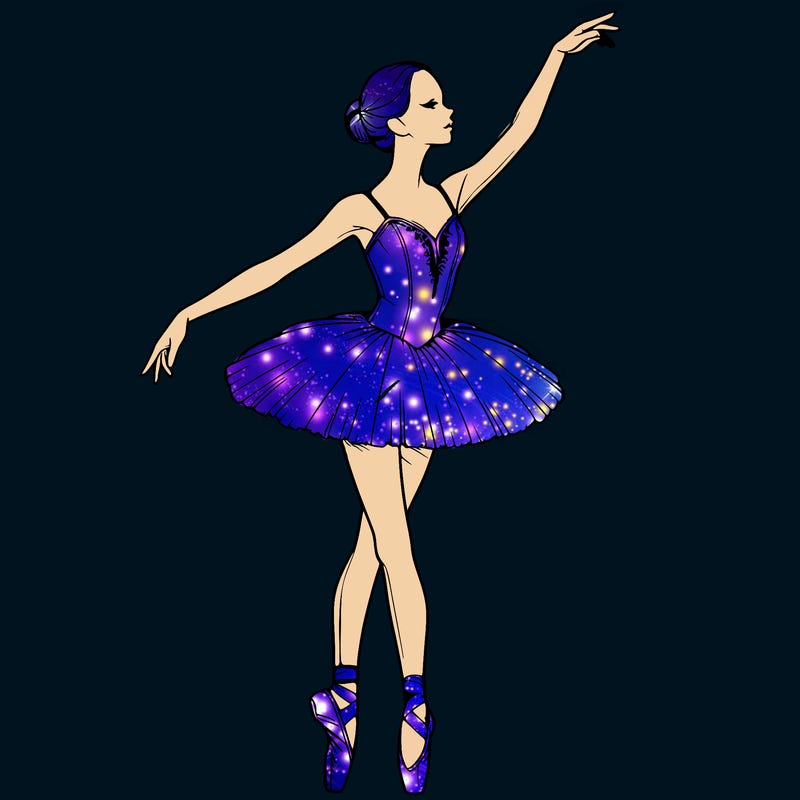realistic ballerina
