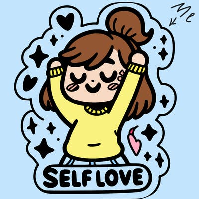 self-love sticker