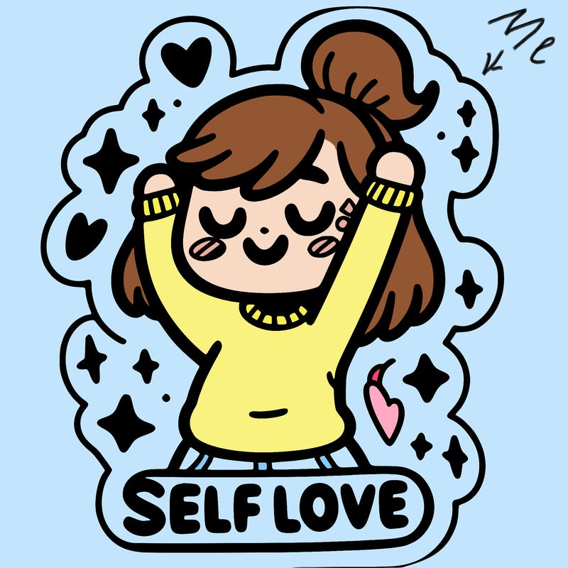 self-love sticker