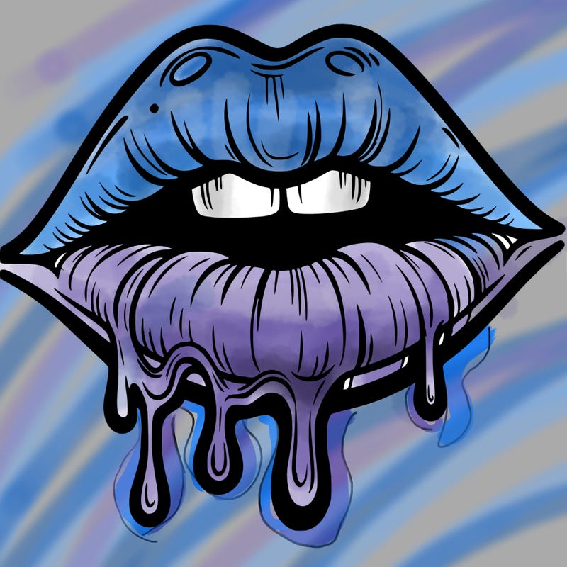 lips that look realistic and drip