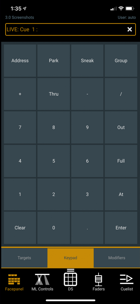 iRFR - BTS - Digital keypad interface for iRFR BTS lighting control system