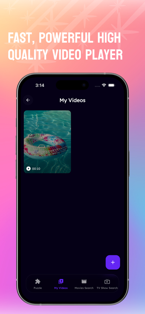 HotMiniDrama - Movies & TV - Interface do aplicativo HotMiniDrama exibindo o player de vídeo integrado e a biblioteca de vídeos do usuário