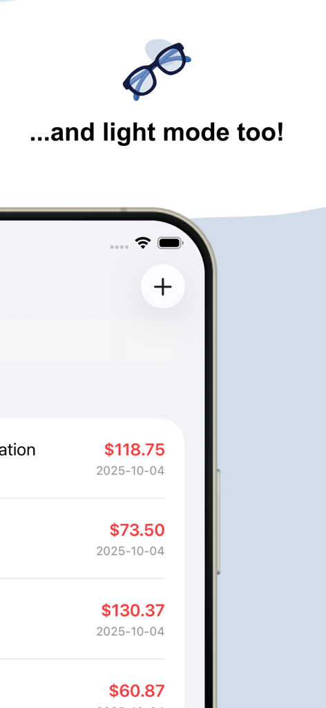 Wise budget - Wise Budget app transaction list displayed in light mode interface
