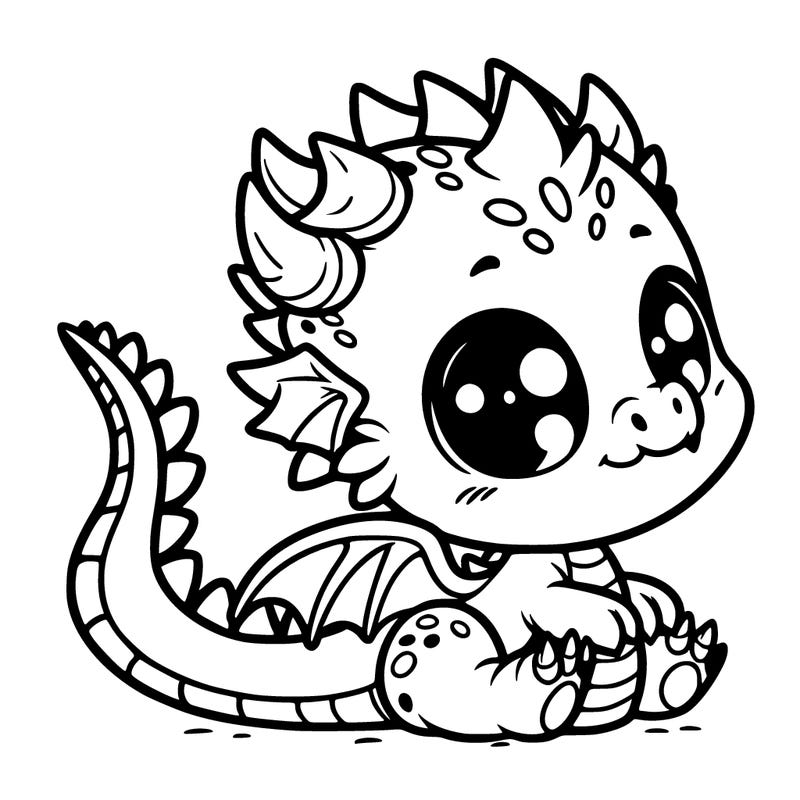 cute baby dragon