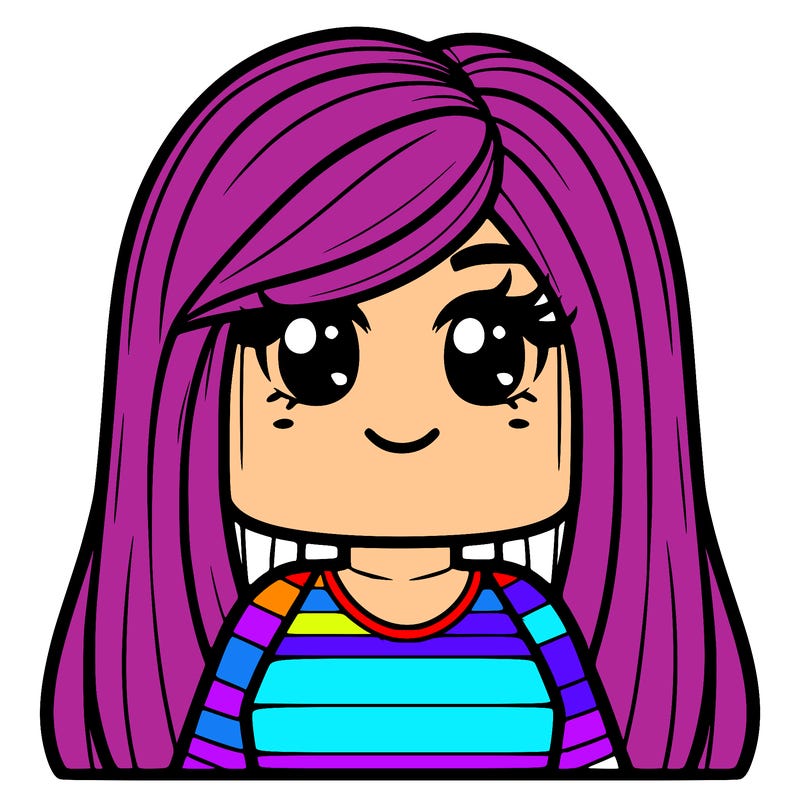 cute roblox girl with straight hair