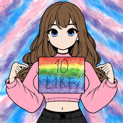 girl holding a blank sign in a long sleeve crop top