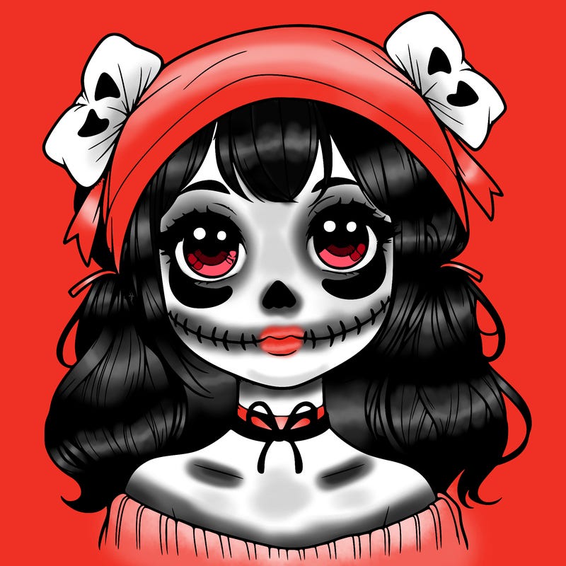 realistic girl halloween