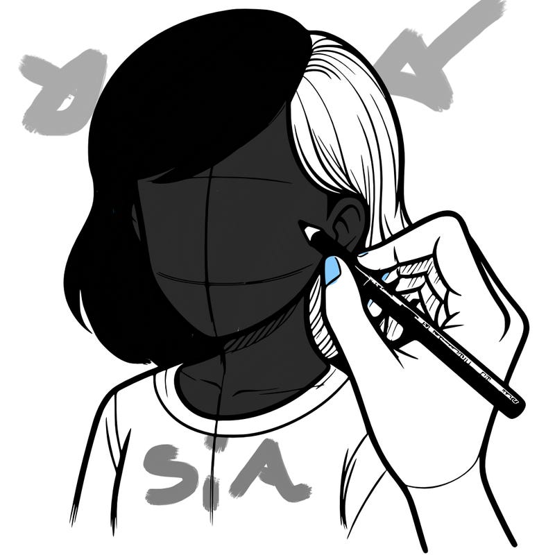 drawing a realistic person