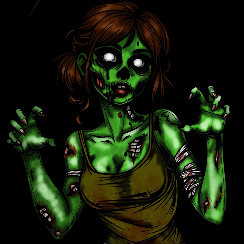 realistic zombie girl