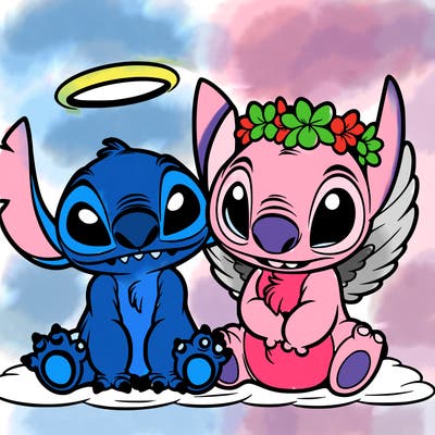 stitch and angel