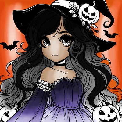 realistic girl halloween