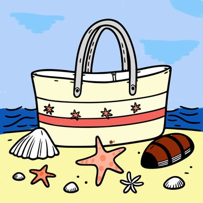 a beach bag