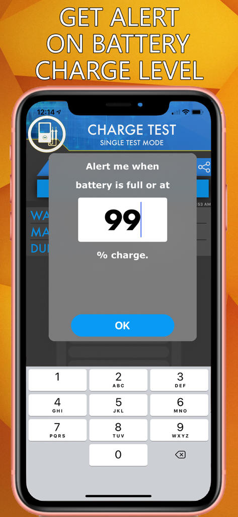 Configuración de una alerta de nivel de carga de batería personalizada en la interfaz de la aplicación Amperes 4.