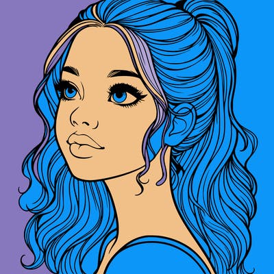 beautiful realistic girl