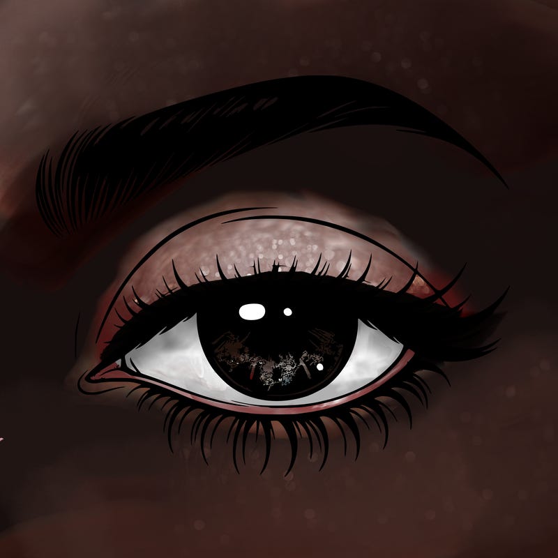 eye closed realistic