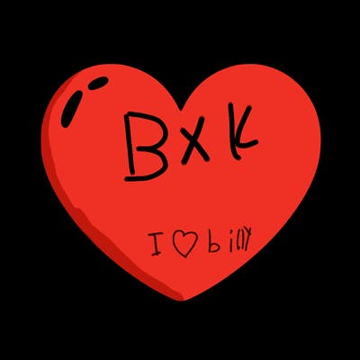 a blank heart