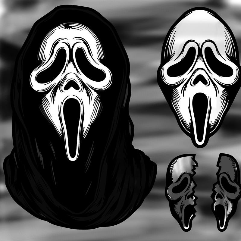 realistic,scary,gostface