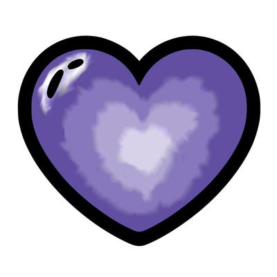 a blank heart