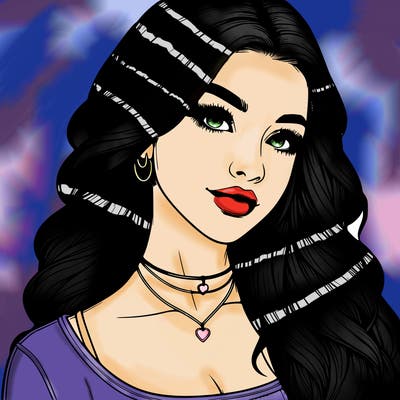 detailed realistic girl