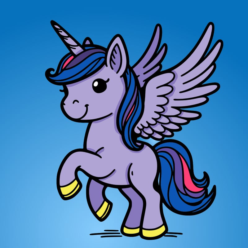 unicorn with wings