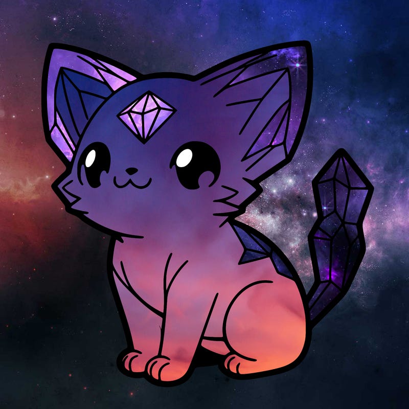 crystal kitten