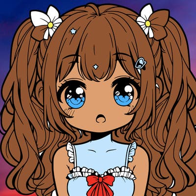 cute sweet anime girl