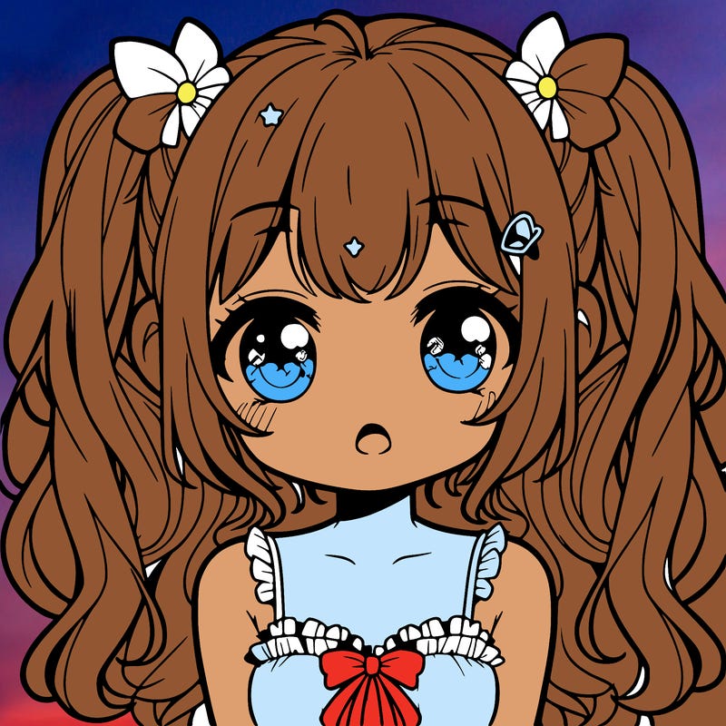 cute sweet anime girl