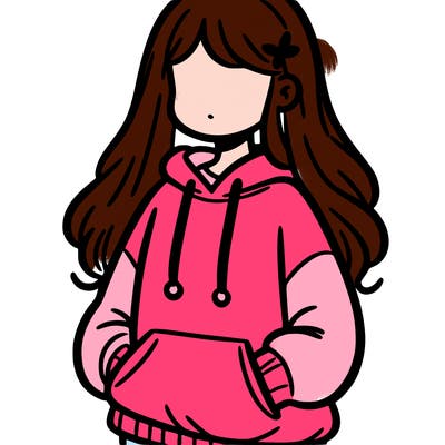 girl in sweatshirt