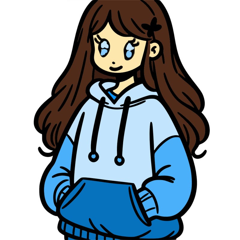 girl in sweatshirt