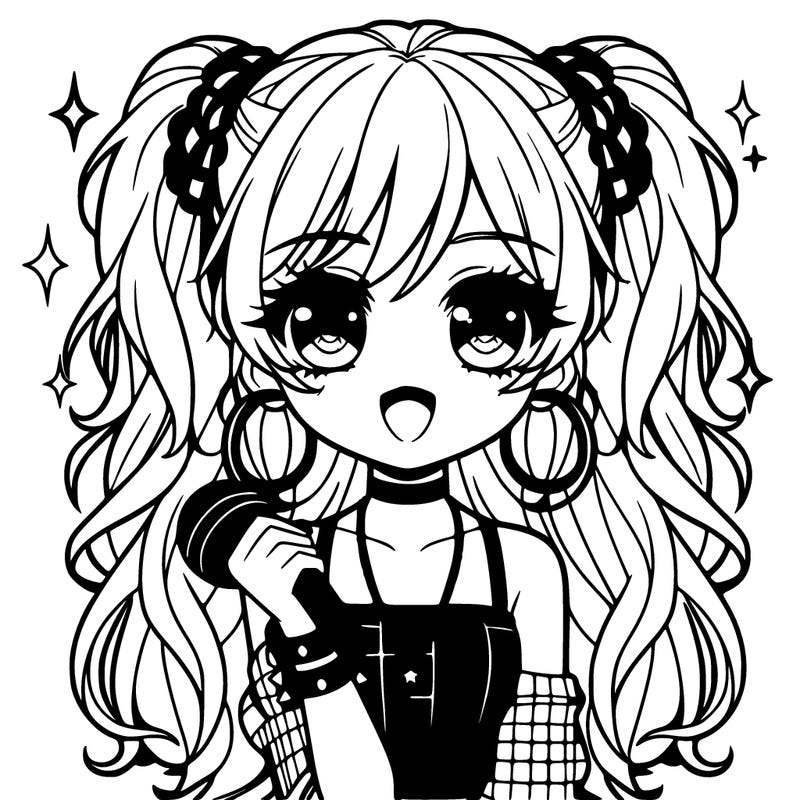 manga popstar girl
