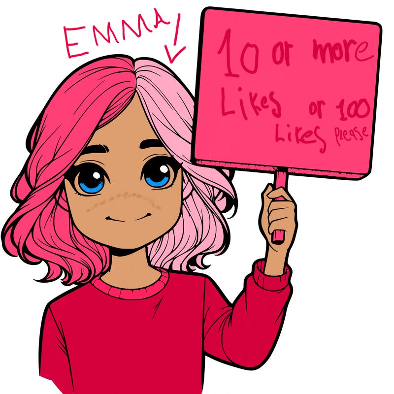 realistic girl holding up a sign