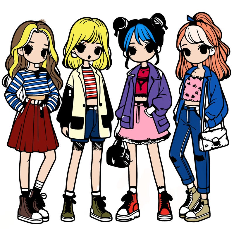girls with fashion