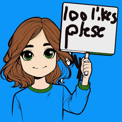 realistic girl holding up a sign