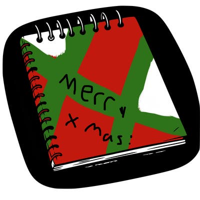 a blank sketch pad