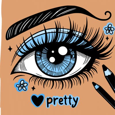 pretty eye