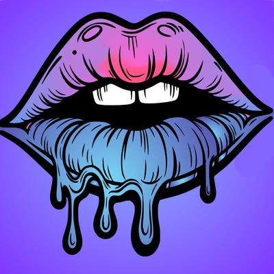 lips that look realistic and drip